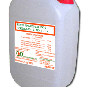 Ferliquid 12-4-6 + 1 Mg 24 kg – Abono Líquido Universal NPK con Magnesio