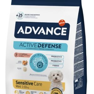 Advance Mini Sensitive Salmón 3 kg – Pienso Grain-Free para Perros de Raza Pequeña con Digestión Sensible