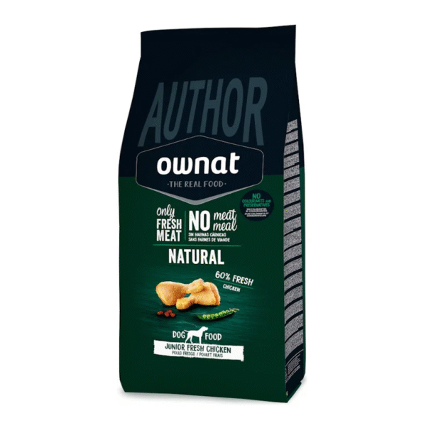 Ownat Author Junior Fresh Chicken · 62 % carne fresca sin cereales
