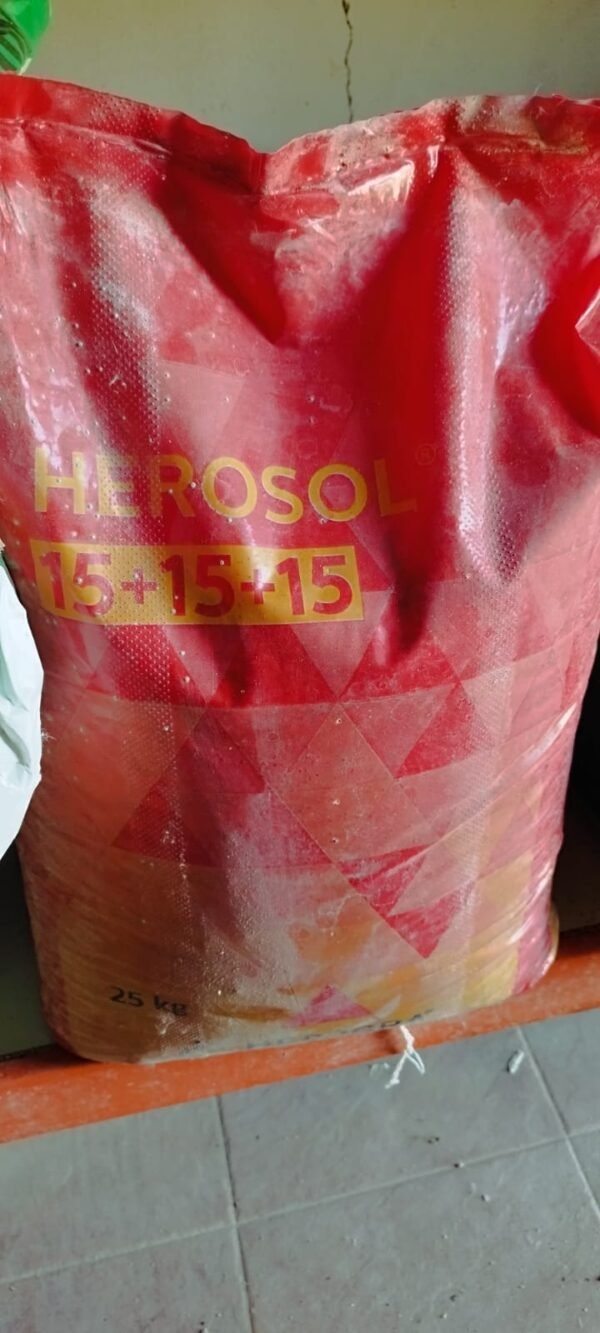 Abono Granulado 15-15-15, 25 kg – Fertilizante NPK Equilibrado para Huerto y Jardín