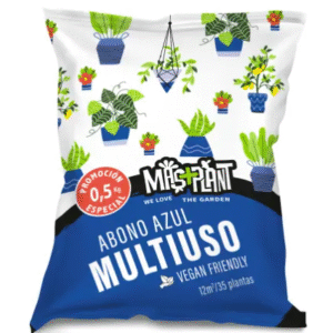 Abono Universal Masplant Bola Azul 500 g – NPK 7-7-14 + Azufre y Calcio