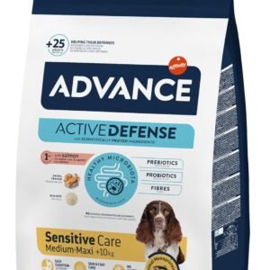 Advance Medium-Maxi Sensitive Salmón 3 kg – Pienso Grain-Free para Perros de Razas Medianas y Grandes con Digestión Sensible