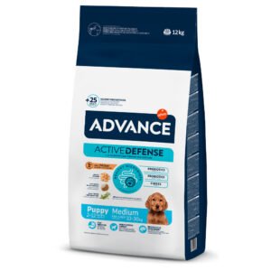 Advance Medium Puppy 12 kg – Pienso Premium para Cachorros de Raza Mediana