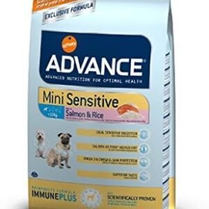 Advance Mini Sensitive Salmón 800 g – Pienso Grain-Free para Perros de Raza Pequeña con Digestión Sensible