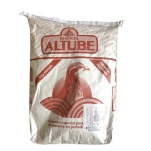 Pienso Perdiz Altube Alta Energía – Saco 12 kg • 28 % Proteína para Celo y Muda