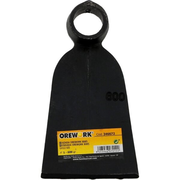Azada Orework 8085 Nº 1 600 g – Cabeza Irrompible de Acero al Boro Forjado