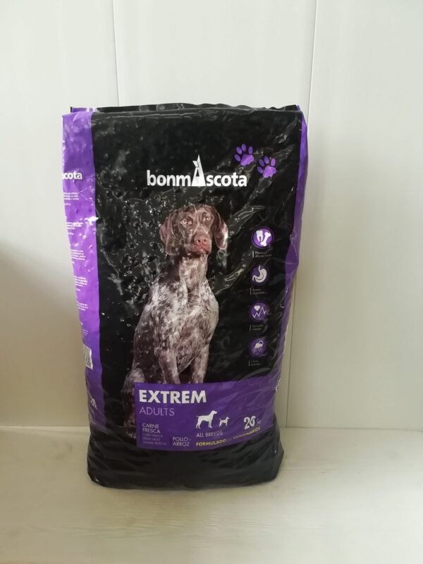 Bonmascota Extreme 20 kg – Pienso Súper-Premium de Alta Energía para Perros Adultos Activos