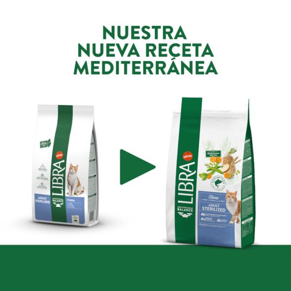 Libra Cat Adult Sterilized Tuna – Saco 1,5 kg • Pienso Light con Atún para Gatos Esterilizados - Imagen 2