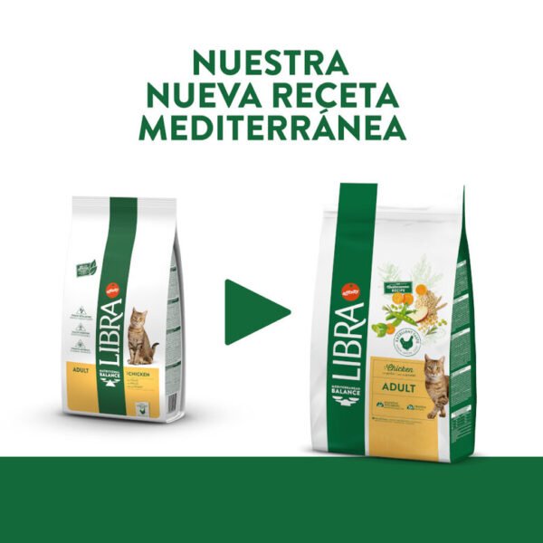 Libra Cat Adult Chicken – Saco 12 kg • Pienso Completo con Pollo para Gatos Adultos - Imagen 2