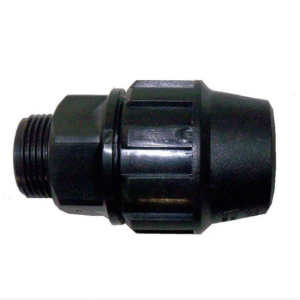 Enlace Mixto 40 mm × 1 ¼" M Macho – Conector de Compresión PP para Tubería PE