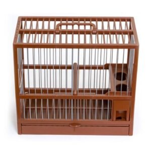 Jaula C-1 con Cajón – Para Jilgueros y Otras Aves Pequeñas