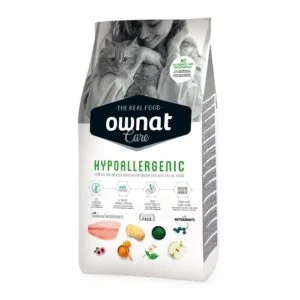 Ownat Care Hypoallergenic Cat · Pavo fresco 40 % Grain Free (1,5 kg / 3 kg)
