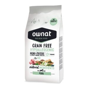 Ownat GF Hypo Pork 3 kg · Monoproteico de cerdo fresco sin cereales