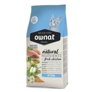 Ownat Classic Cat Kitten 4 kg · 44 % pollo & pavo con DHA para gatitos