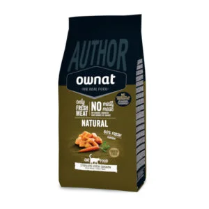 Ownat Author Sterilized Fresh Chicken · 60 % carne fresca sin cereales