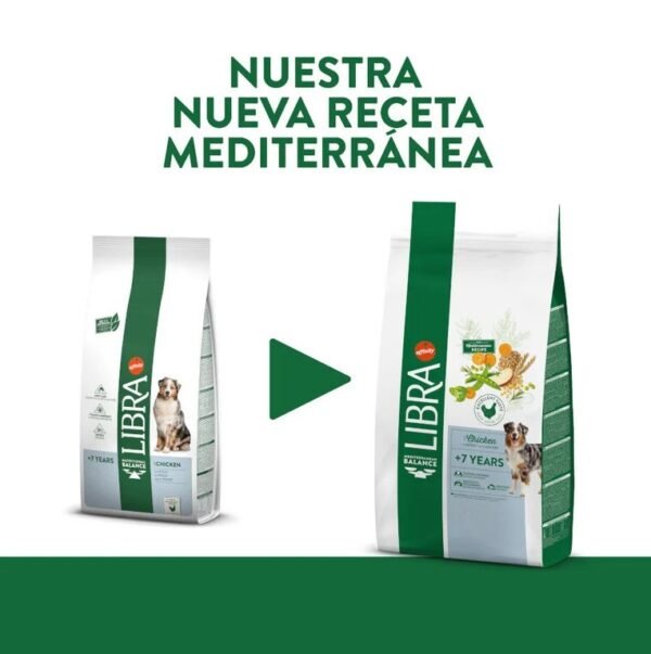Libra Dog Senior (+7) Chicken – Saco 12 kg • Pienso Completo con Pollo para Perros Mayores de 7 Años - Imagen 2
