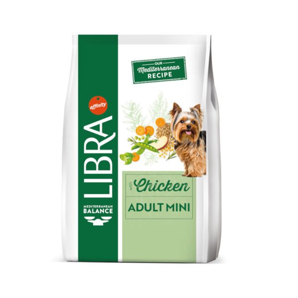 Libra Dog Adult Mini Chicken – Saco 3 kg • Pienso Completo para Perros Adultos de Raza Pequeña