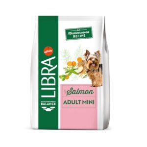 Libra Dog Adult Mini Salmon – Saco 3 kg • Pienso Completo con Salmón para Perros de Raza Pequeña
