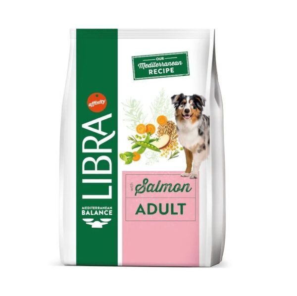 Libra Dog Adult Salmon – Saco 14 kg • Pienso Completo con Salmón para Perros Adultos