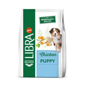 Libra Dog Puppy Chicken & Rice – Saco 12 kg • Pienso para Cachorros (2-12 meses) y Hembras Gestantes